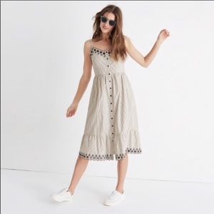 Madewell Embroidered Jardin Dress